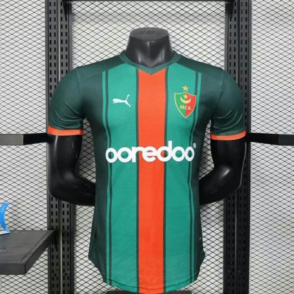 MCA Mouloudia 2025-26 Green & Red Special Edition Jersey Player Version
