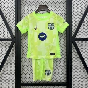Barcelona 2024-25 Third Away Kids Kit