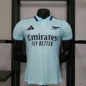 Arsenal 2025-26 Mint Blue Special Edition Jersey Player Version