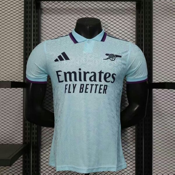 Arsenal 2025-26 Mint Blue Special Edition Jersey Player Version