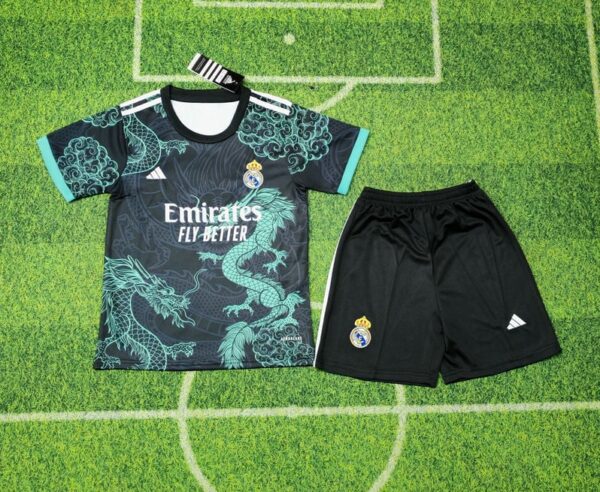 Real Madrid 2025-26 Special Edition Blue Dragon Kids Kit