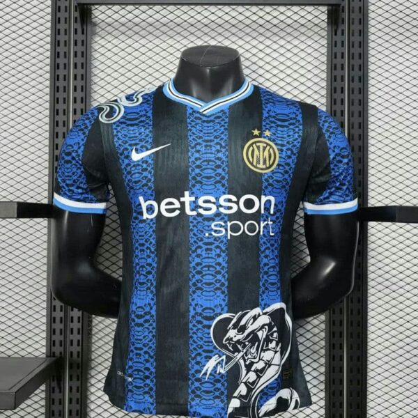 Inter Milan 2025-26 Snake Pattern Special Edition Jersey Player Version