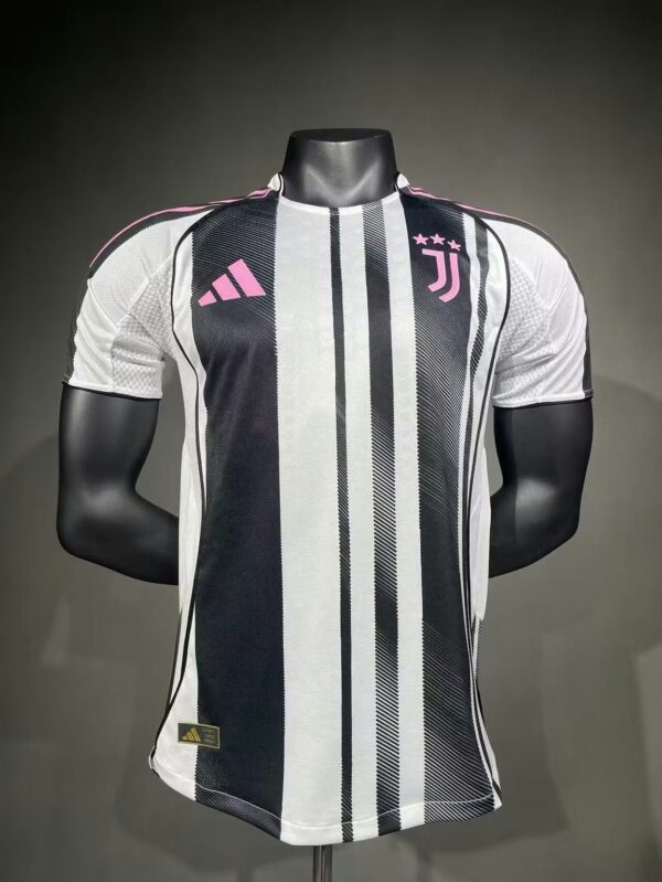 Juventus 2025-26 Home Jersey Player Version