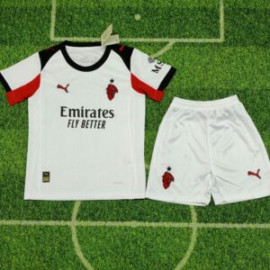 AC Milan 2025-26 Away Kids Kit