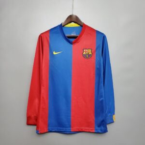Barcelona 2006-07 Home  Long Sleeve Retro Jersey
