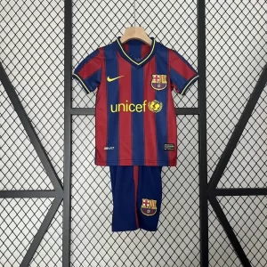 Barcelona 2009-10 Home Retro Kids Kit