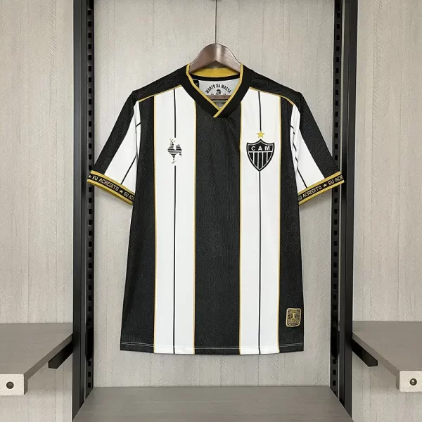 Atletico Mineiro 2025-26 Special Edition Black and White Jersey Fan Version