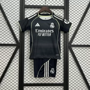 Real Madrid 2025-26 Away Kids Kit