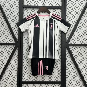 Juventus 2025-26 Home Kids Kit