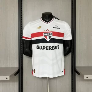 Sao Paulo 2025-26 Home Jersey Player Version