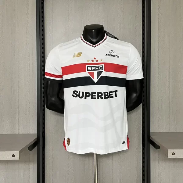 Sao Paulo 2025-26 Home Jersey Player Version