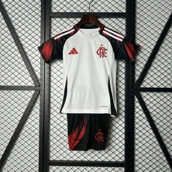 Flamengo 2025-26 Away Kids Kit - Image 2