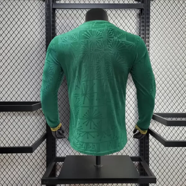 Mexico 2025-26 Gold Cup Edition Green Long Sleeve Jersey Player Version - Image 2