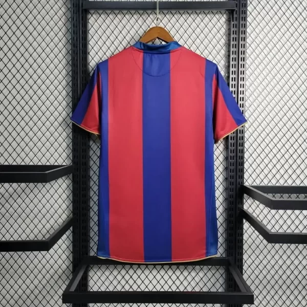 Barcelona 2007-08 Home Retro Jersey - Image 2
