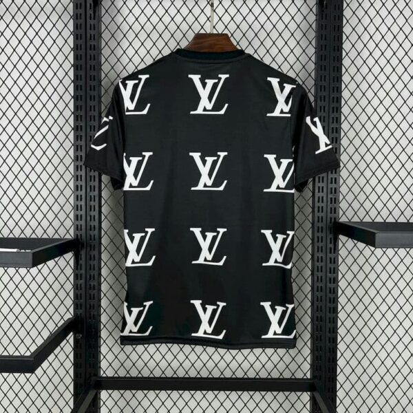 Real Madrid x Louis Vuitton 2025-26 Black Special Edition Jersey - Image 2