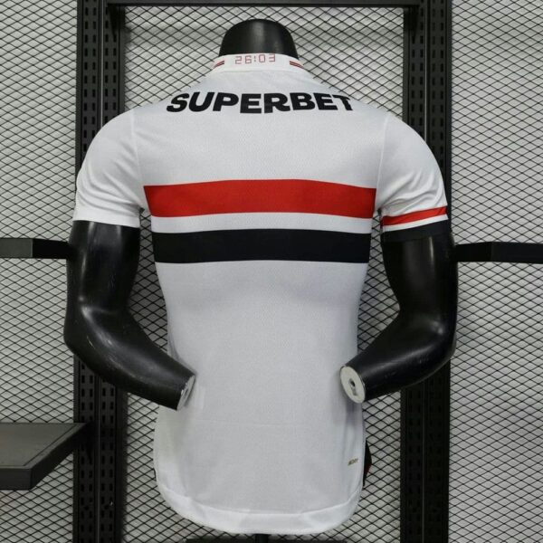 Sao Paulo 2025-26 Home Jersey With All Sponsors Player Version - Image 2