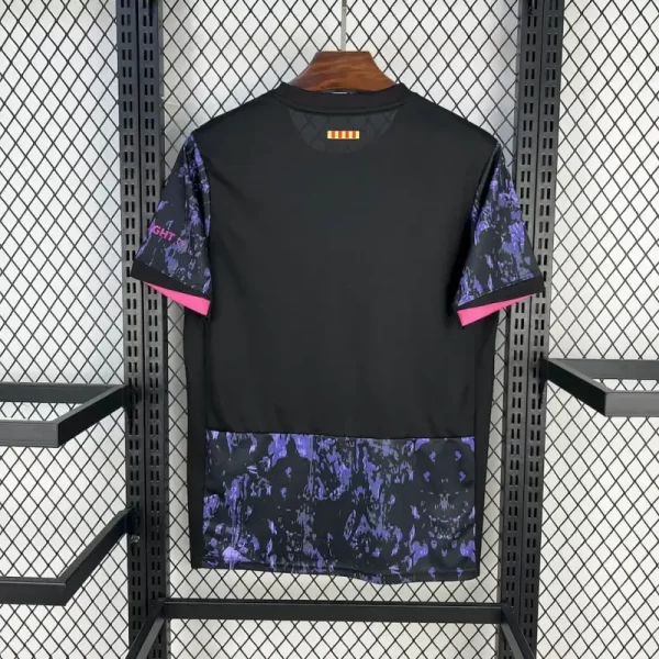 Barcelona 2025-26 Pre-Match Training Black&Purple Jersey Fan Version - Image 2