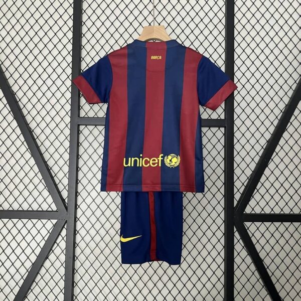 Barcelona 2014-15 Home Retro Kids Kit - Image 2