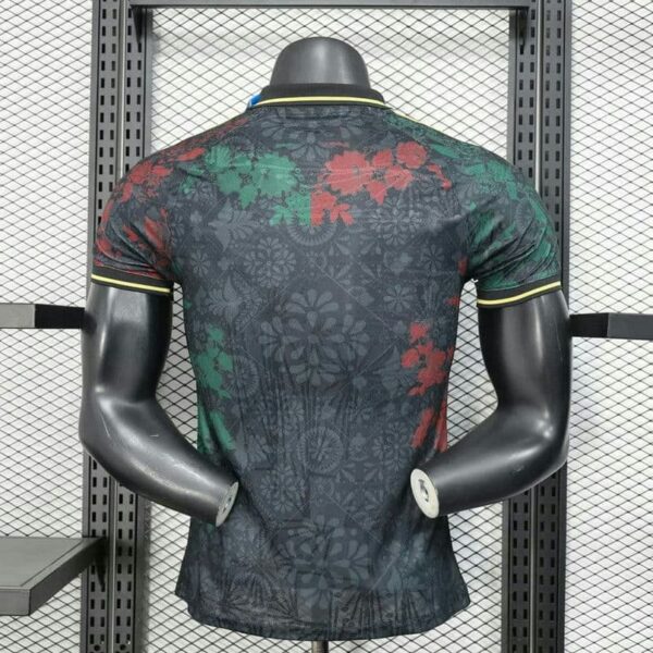Mexico 2025-26 Black Floral Special Edition Jersey Player Version - Image 2