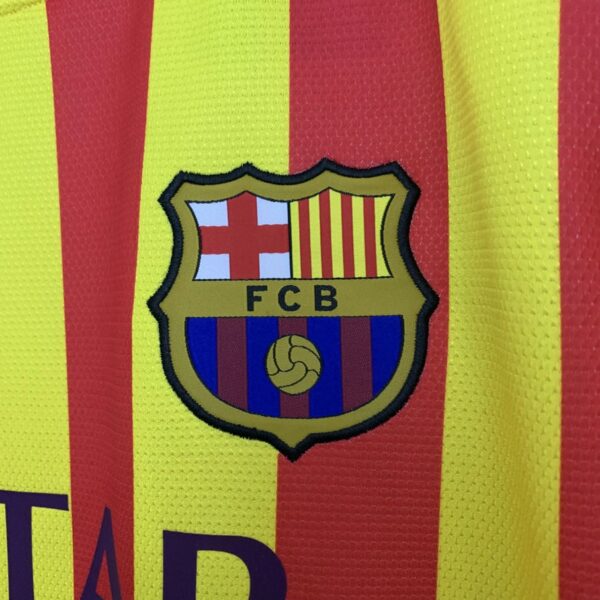 Barcelona 2013-14 Away Retro Jersey - Image 3