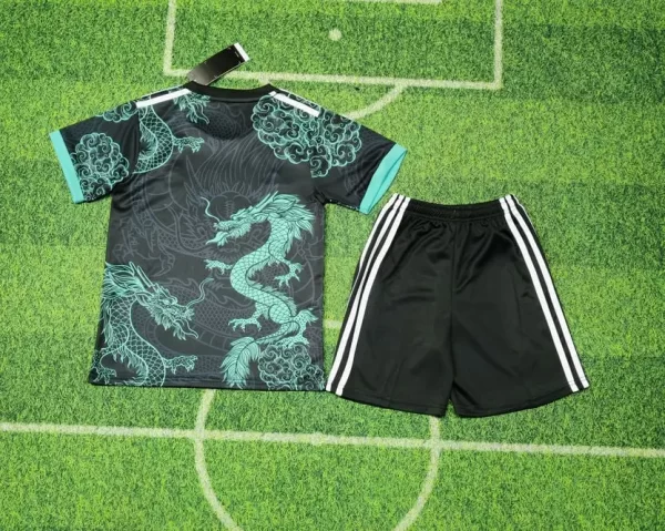 Real Madrid 2025-26 Special Edition Blue Dragon Kids Kit - Image 2