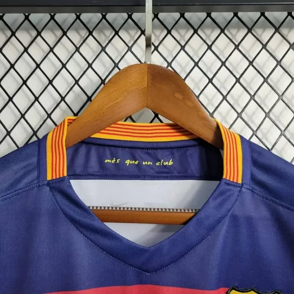 Barcelona 2015-16 Home Retro Jersey - Image 3