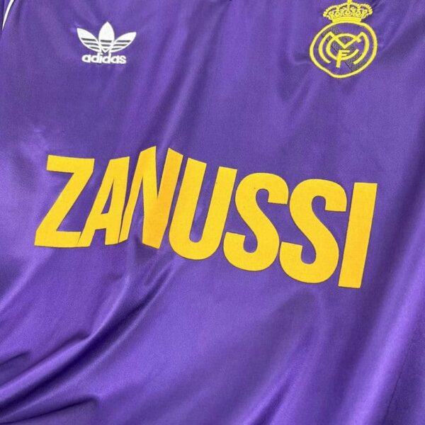 Real Madrid 1984-85 Third Long Sleeves Retro Jersey - Image 3
