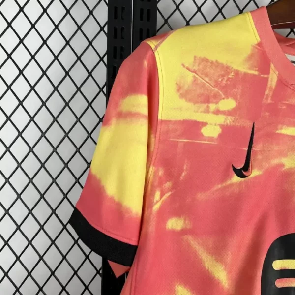 Barcelona 2025-26 Pre-Match Training Pink&Yellow Jersey Fan Version - Image 3