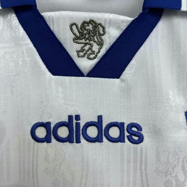 Real Zaragoza 1997-98 Home Retro Jersey - Image 3