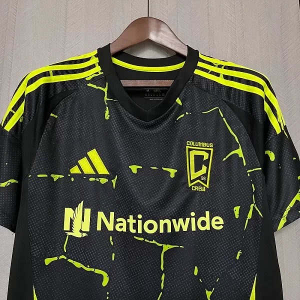 Columbus Crew SC 2025-26 Black Jersey Fan Version - Image 3