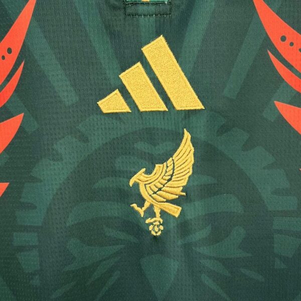 Mexico 2025-26 Special Edition Dark Green & Red Jersey - Image 3