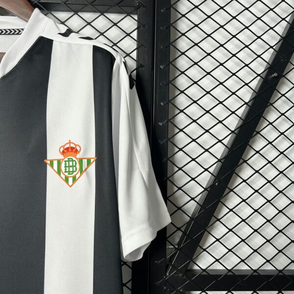 Real Betis 2025-26  Special Edition Black&White Stripes Jersey Fan Version - Image 3