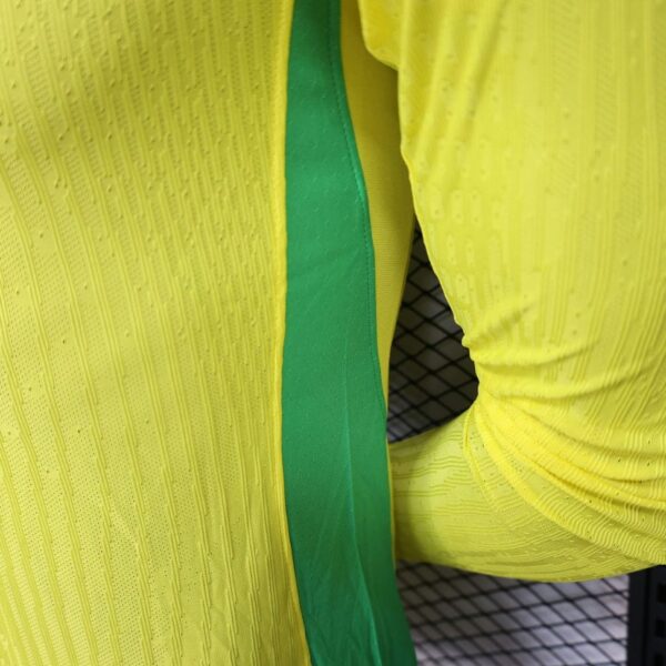 Brazil 2025-26 Home Long Sleeved Jersey Player Version - Image 3