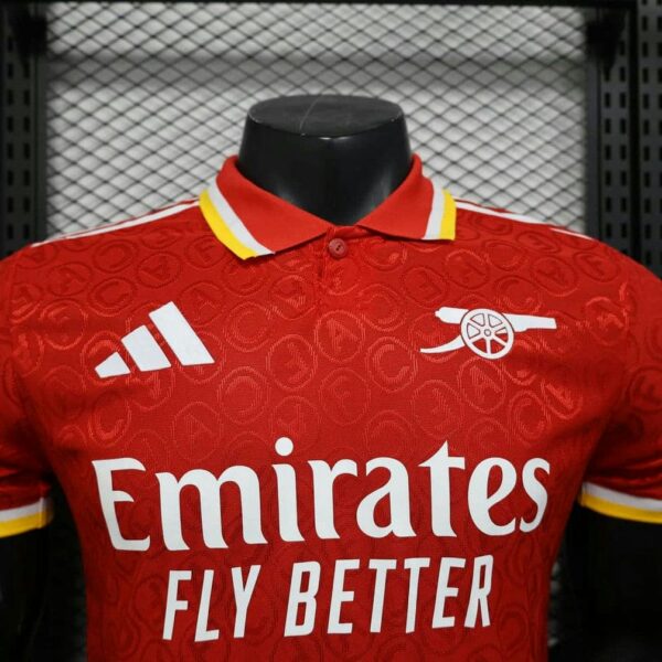 Arsenal 2025-26 Red & White Special Edition Jersey Player Version - Image 3
