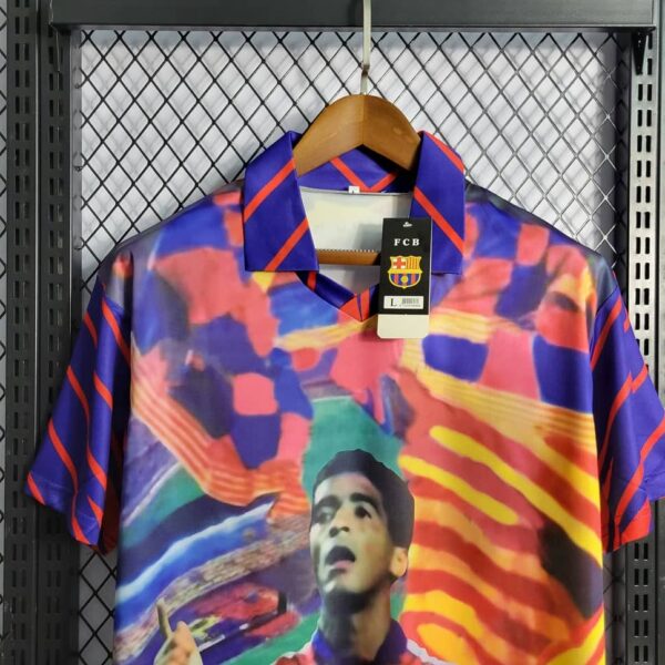 Barcelona 1993-94 Romario Retro Jersey - Image 3