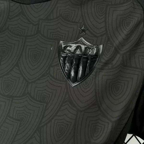 Atletico Mineiro 2025-26 All Black Special Edition Jersey Fan Version - Image 3
