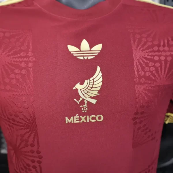 Mexico 2025-26 Gold Cup Edition Red Jersey Player Version - Image 3