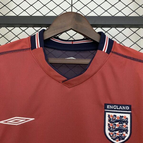 England 2002 Away Retro Jersey - Image 4