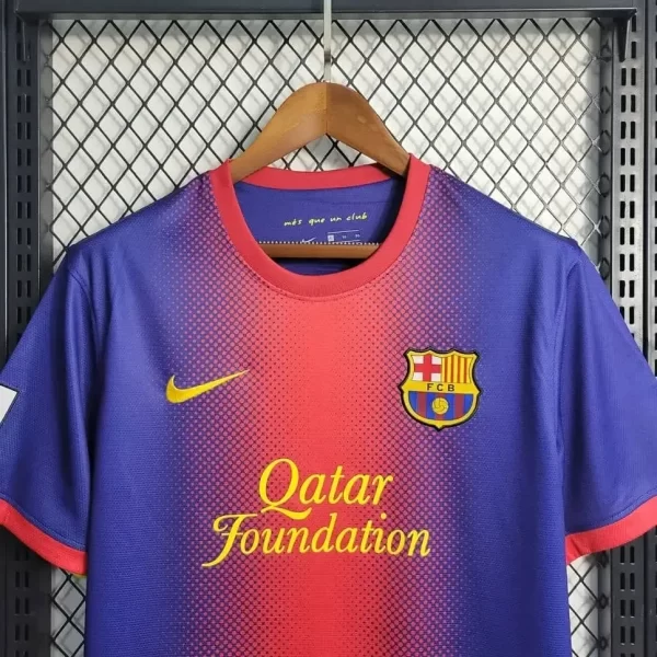 Barcelona 2012-13 Home Retro Jersey - Image 4