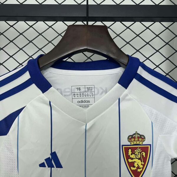 Real Zaragoza 2024-25 Home Kids Kit - Image 4
