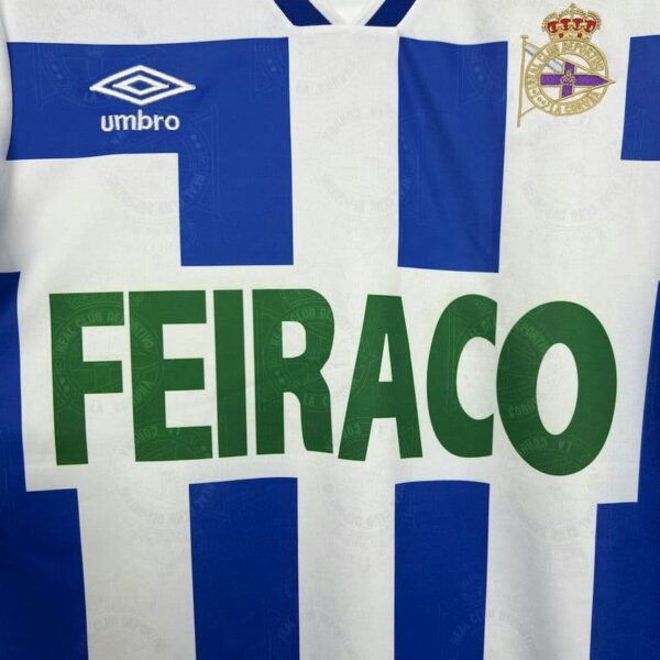 Deportivo de La Coruna 1994-95 Home Retro Jersey - Image 4