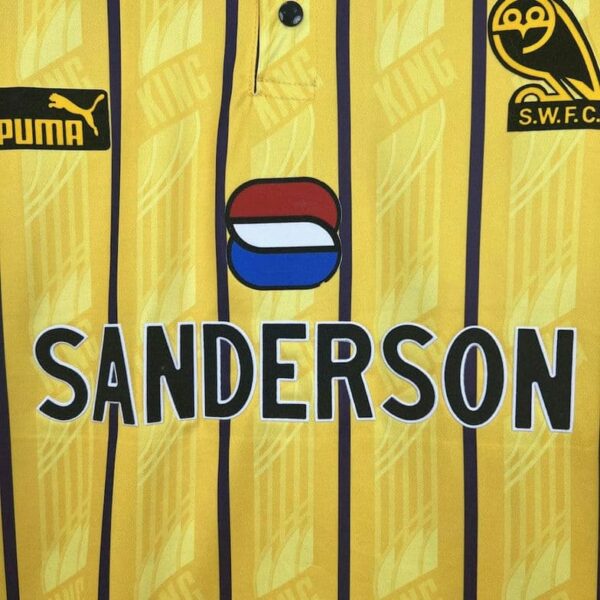Sheffield Wednesday 1995-96 Away Retro Jersey - Image 4