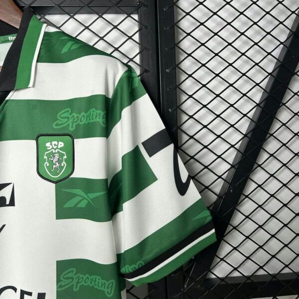 Sporting Lisbon 1999-00 Home Retro Jersey - Image 4