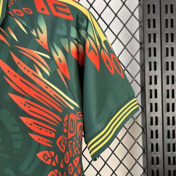 Mexico 2025-26 Special Edition Dark Green & Red Jersey - Image 4