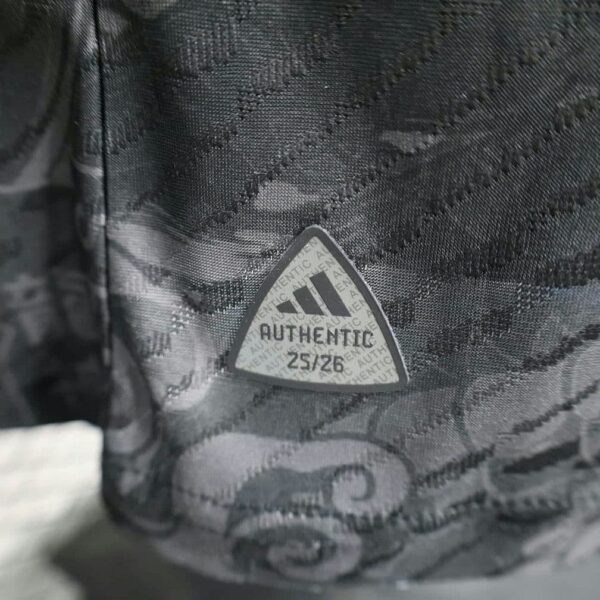 Real Madrid 2025-26 Black Dragon Special Edition Jersey Player Version - Image 4