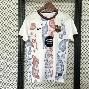 Barcelona 2025-26 White Paisley Special Edition Jersey