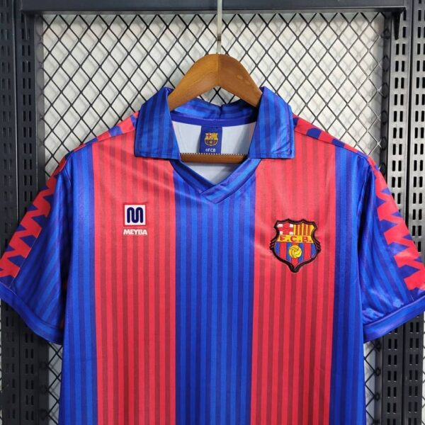 Barcelona 1992 Home Retro Jersey - Image 4
