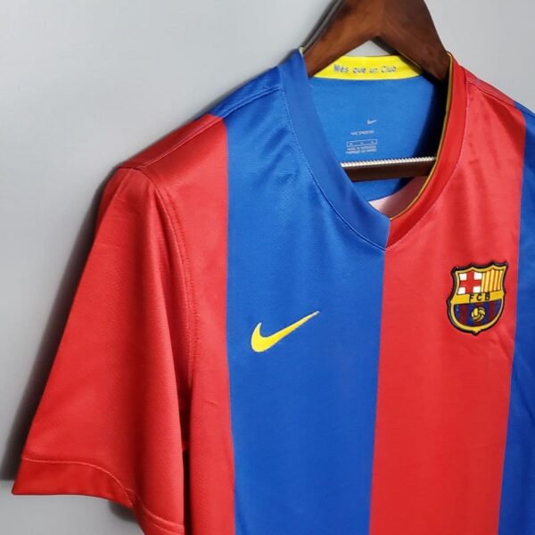 Barcelona 2006-07 Home Retro Jersey - Image 4