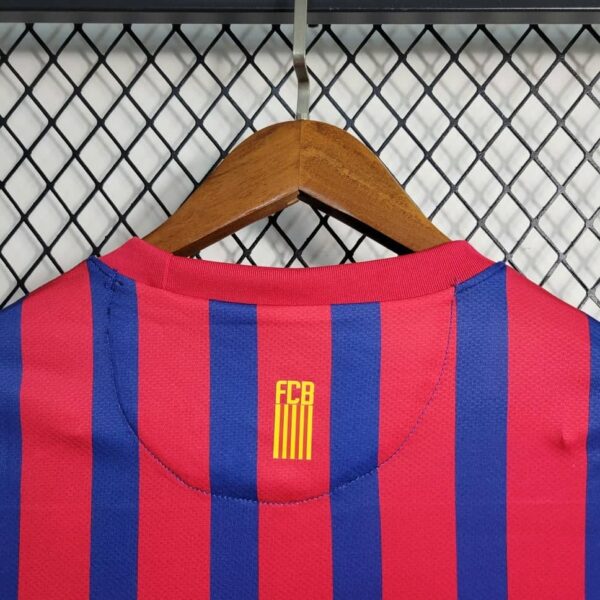Barcelona 2011-12 Home Long Sleeve Retro Jersey - Image 4