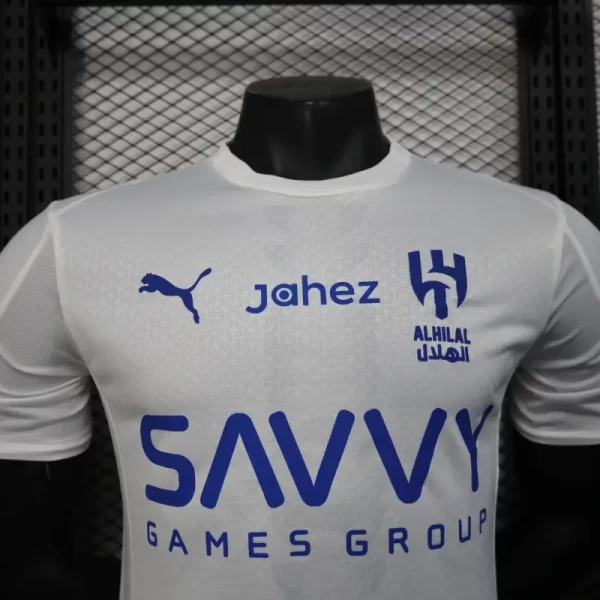 Al-Hilal 2025-26 Away Jersey Player Version - Image 4